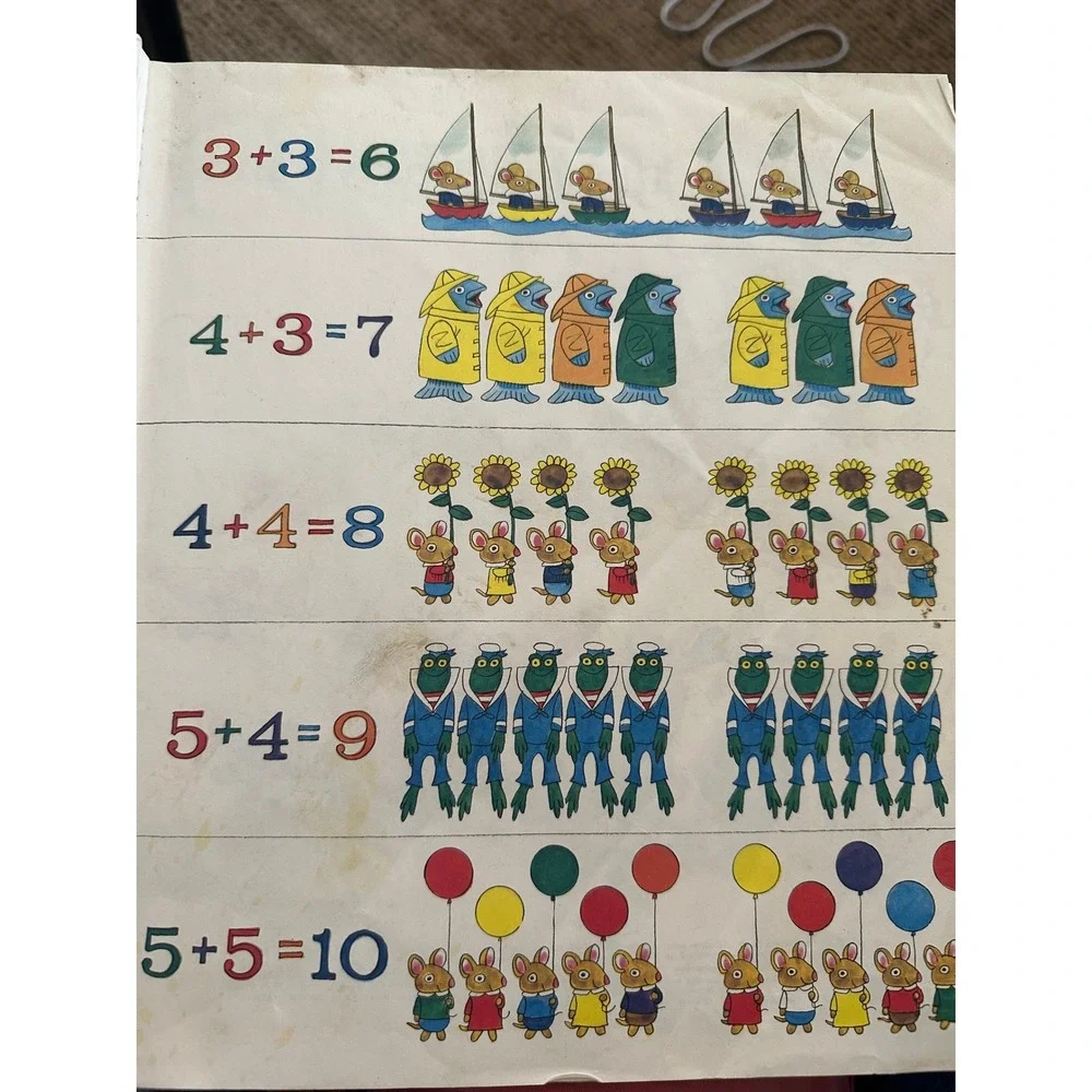 Richard Scarry 1975 Best Counting Book Ever • Vintage‎ Kids Learning Hardcover